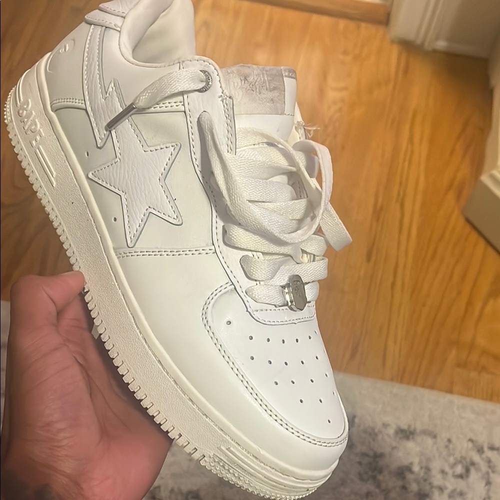 Bape White Sneakers